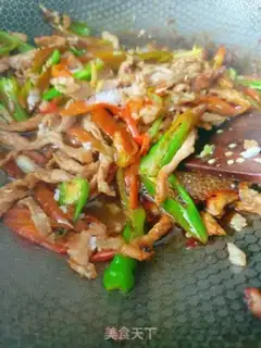 Make Chili fried meat step 11