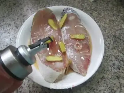 Make Clear the saltfish step 1