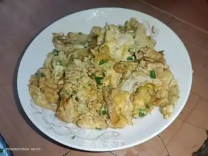 Make Onion fried eggs step 5