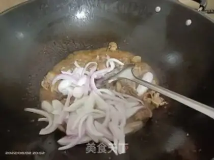 Make Duck fried onions step 4