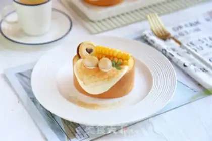 Make Corn bean cream rolls step 9