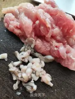 Make Squid meatloaf step 1