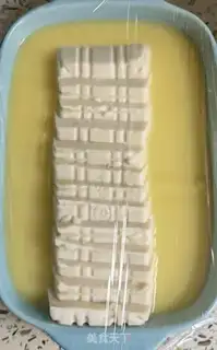 Make Bounty curd egg tofu step 1