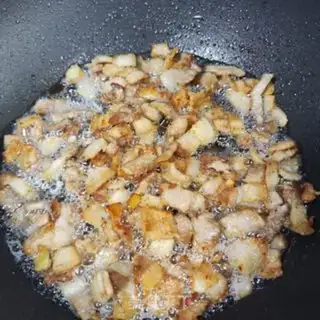 Make ♪ Five flowers and fried beans ♪ step 4