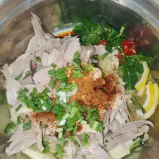 Make Low-fat lemon hand tore chicken step 4