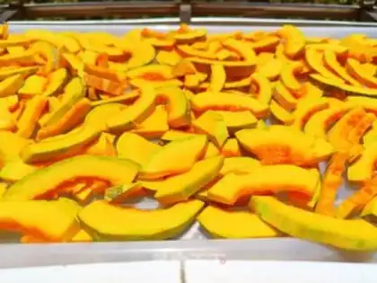Make Pumpkin dry step 4