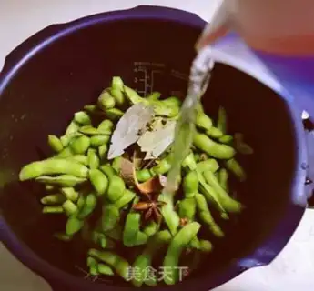 Make Water to boil the beans step 5