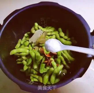 Make Water to boil the beans step 6