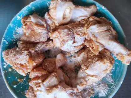 Make Air fried chicken wings step 4