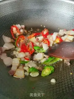Make Double mushroom fried meat step 4