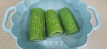 Make Banana made from bitter melons step 4