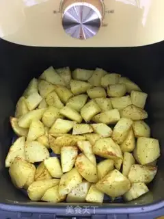 Make Air-cooked potatoes step 8