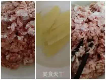 Make Roach and pork buns step 2