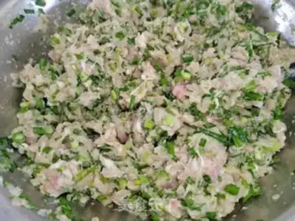 Make A fish dumpling step 9