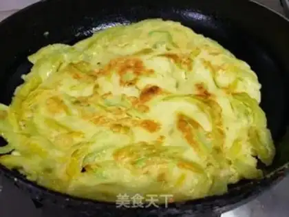 Make Porridge egg pancakes step 5