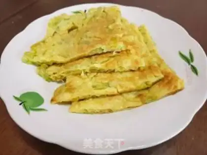 Make Porridge egg pancakes step 6