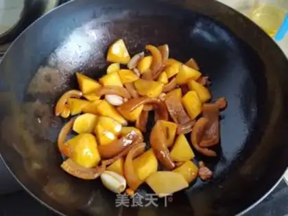 Make Pumpkin pumpkin. Potato step 4