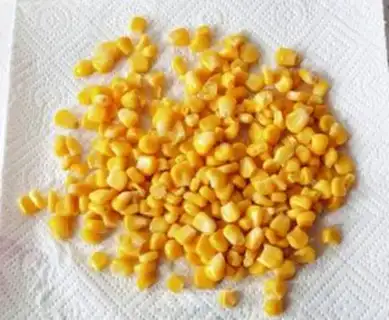 Make Milky cheese and corn step 1