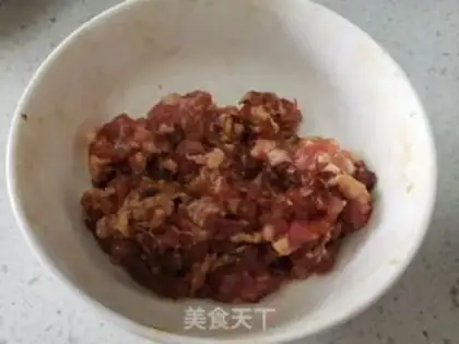 Make Tea mushroom fried meat step 7