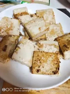 Make Creamed peppers, old tofu step 2