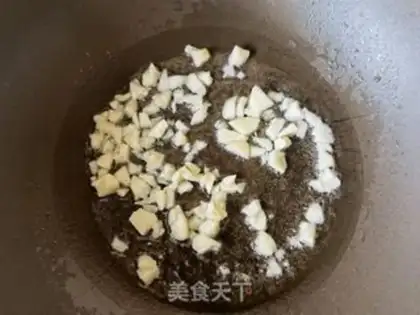 Make Garlic is good for Dutch beans step 3