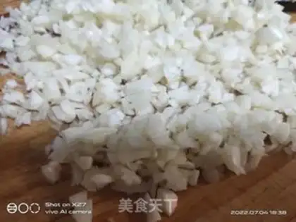 Make Shrimp and garlic steam fans step 0