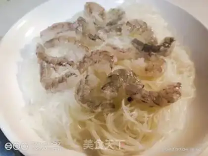 Make Shrimp and garlic steam fans step 4