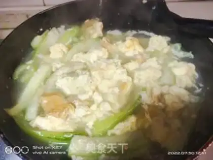 Make Egg melon soup step 6