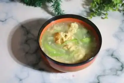 Make Egg melon soup step 7