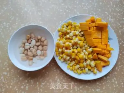 Make Peanut pumpkin corn juice step 0