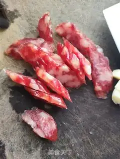 Make Shrimp sausage fried lantern pepper step 0