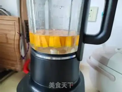 Make Peanut pumpkin corn juice step 1