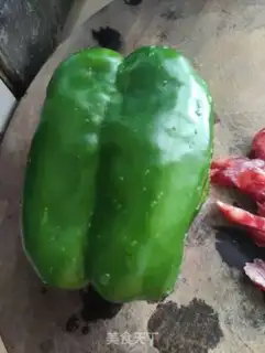 Make Shrimp sausage fried lantern pepper step 1