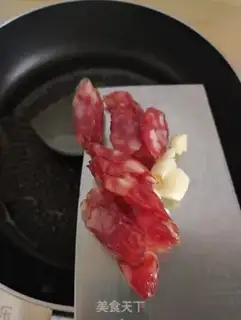 Make Shrimp sausage fried lantern pepper step 4