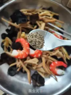 Make ♪ Shrimp of egg silk ♪ step 4