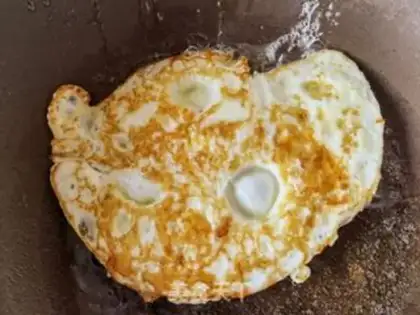 Make Fried egg pelvis step 4