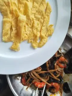 Make ♪ Shrimp of egg silk ♪ step 7