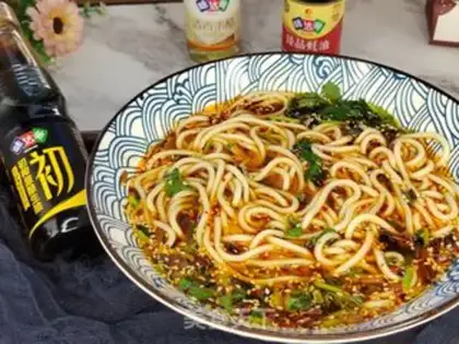 Make Sour spicy. Soup noodles step 10