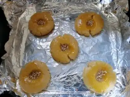 Make Air-cuttered peaches step 5