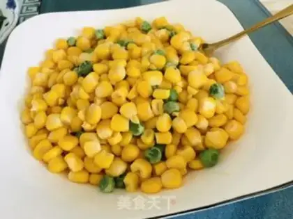 Make Peaches fried corn step 5