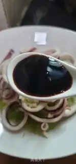 Make Squids mixed with bitter melons step 13