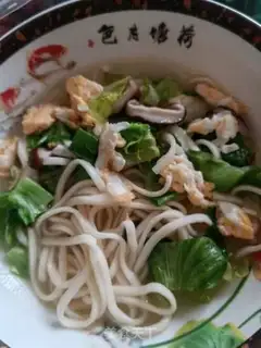 Make Egg mushroom noodles step 9