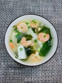 Make Shrimp tofu dress with soup step 10