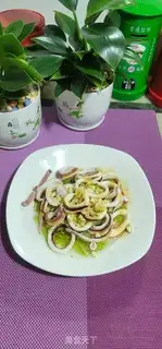 Make Squids mixed with bitter melons step 15