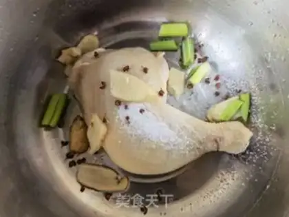 Make Pimpy lemon hand tore chicken step 1