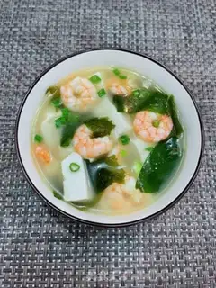 Make Shrimp tofu dress with soup step 12