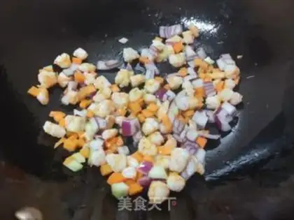Make Shrimp rice step 4