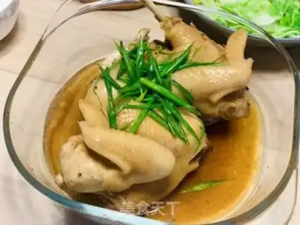 Make A simple onion chicken step 2