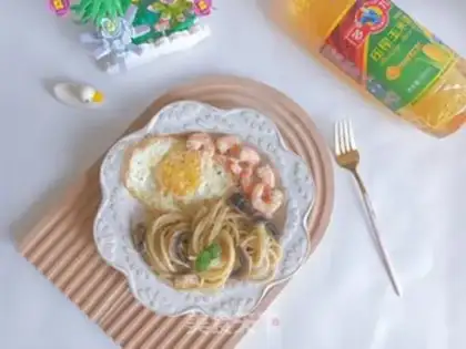 Make Shrimp-snack-snack-snack pasta step 11