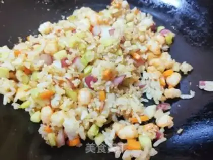 Make Shrimp rice step 8